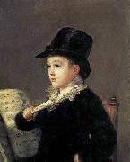 Francisco de Goya, Portrait of Mariano Goya, the Artist-s Grandson